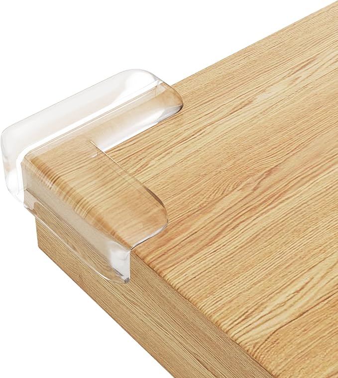 40 Pack Corner Protector Baby, L-Shaped Baby Proof Corners and Edges, Clear Table Corner Covers Baby, Baby Corner Protector Guards, Corner Guards for Table Edges & Sharp Corners