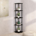 Furinno Turn-N-Tube Storage Shelves, 5-Tier Book Shelf, Corner Shelf, Toolless by Furinno-FitsYourSpaceFitsYourBudget