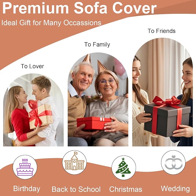 VClife Bohemian Couch Cover, Pet Large Sofa Cover - Image 8