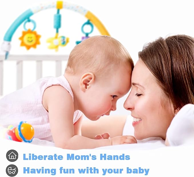 Pau1Hami1ton Baby Stroller Arch Toys, Car Seat Toys,Bouncer Toy Bar/Mobile for Bassinet,Adjustable Baby Hanging Toys Fit for Crib Bed,Stroller,Car Seat,Baby Gifts.S-19(Sloth)