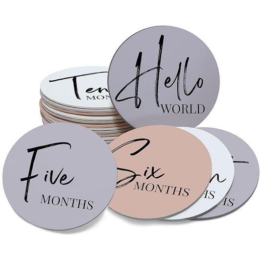 Tiny Trees® Baby Monthly Milestones, Monthly Milestone Signs, Baby Announcement, Baby Age Milestone Keepsakes and Photo Props