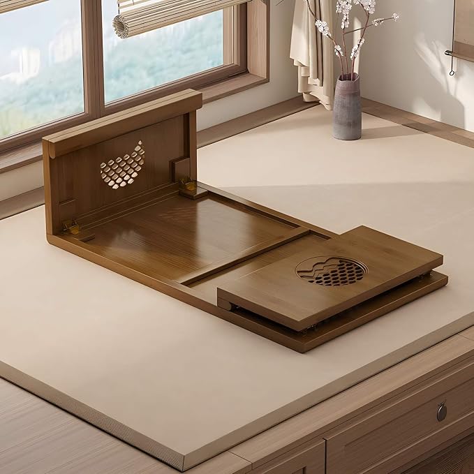 Folding Coffee Table Foldable Japanese Floor Table Low Table - Image 4