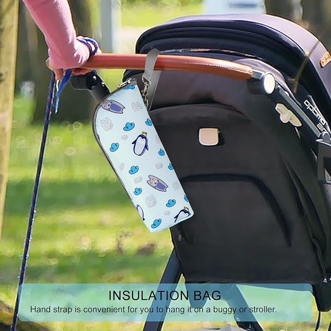 Accmor Baby Bottle Cooler Tote Bags, Insulated Breastmilk Cooler Bag, Nursing Bottle Cooler Warmer Bag for Nursing Mom Daycare Travel