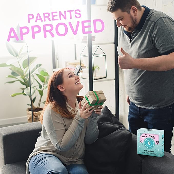 Pro Goleem Baby Closet Dividers Pink Baby Closet Organizer for Nursery Baby Clothes Size Age Dividers Fits 1.5" Rod 6 PCS