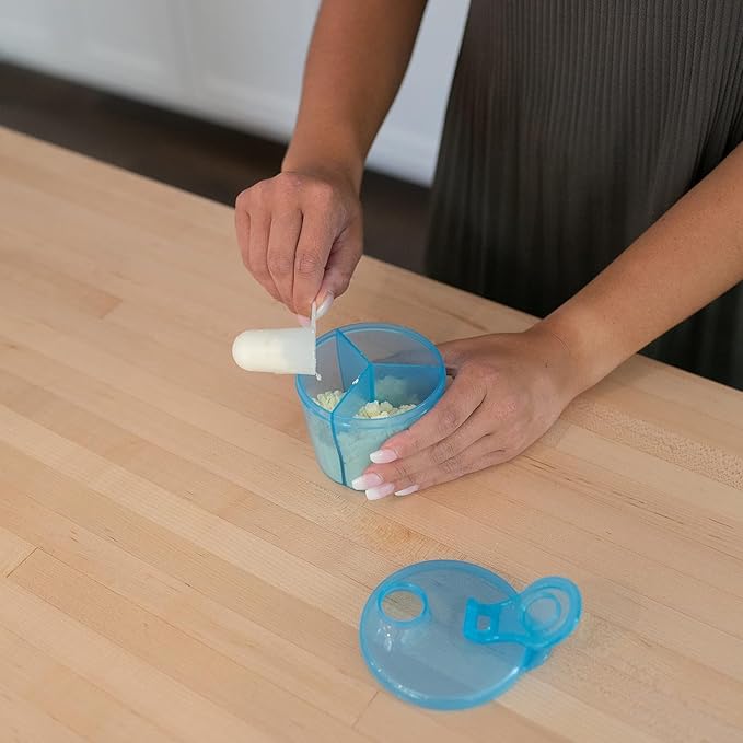 Dr. Brown's Insta-Prep Warm Water Dispenser with Baby Formula Dispenser, Blue