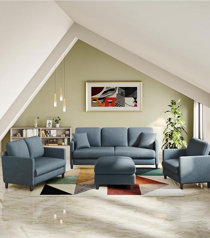 Welzona 83" Couches for Living Room, Teddy Sofa Couch, Comfy Sofas for Living - Image 8