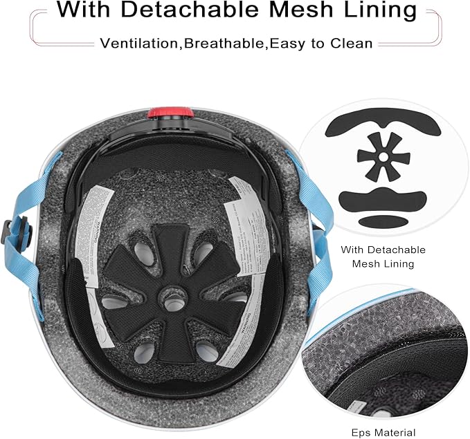 Kids Bike Skateboard Helmet Pad Set,Toddler Cyling Protective Gear Knee & Elbow Pads Wrist Guards for 5-8-10-12-14-16 Years Girls Boys Bicycle Scooter Roller Skate Inline Skating Rollerblading