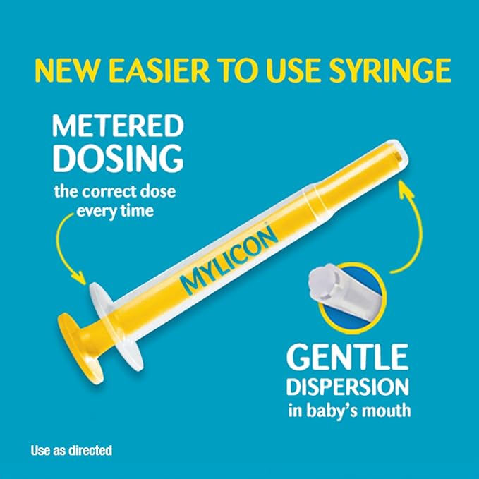 MYLICON Infants Gas Relief Drops for Infants and Babies, Dye Free Formula, 1 Fluid Ounce