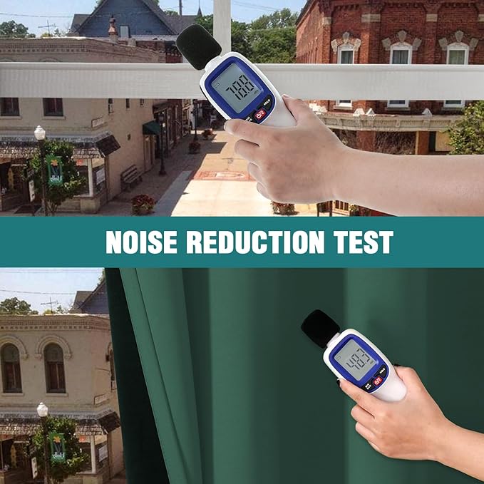 ChrisDowa 100% Blackout Curtains for Bedroom with Black Liner, 2 Thick Layers Total Blackout Thermal Insulated Grommet Small Window Curtains 2 Panels Set (Forest Green, 42 x 45 Inch)