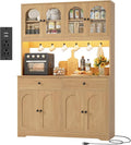 HIFIT 71" LED Kitchen Pantry Cabinet by HIFIT
