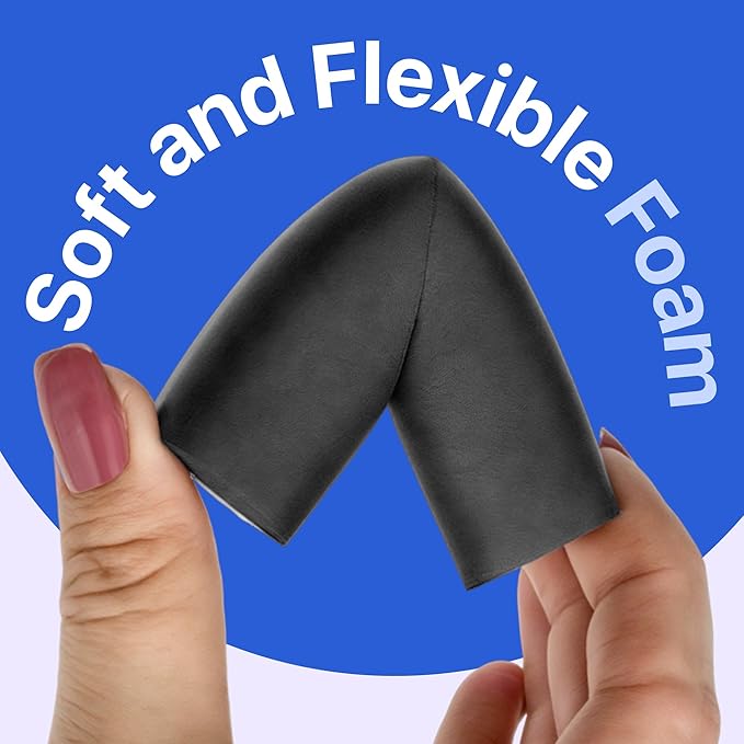 Baby Proof Corners & 15ft Edges with Furniture Corner & Edge Safety Bumpers, Impact-Absorbent Bumper & 4 Foam Corner Protectors, Cushy, Thick, Odorless Table Edge Protectors for Baby, Child | Black