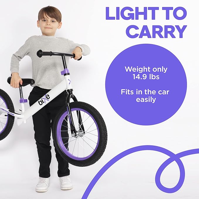 Balance Bike: for Big Kids Aged 4, 5, 6, 7, 8 and 9 Years Old - No Pedal Sport Training Bicycle | 16inch Wheel