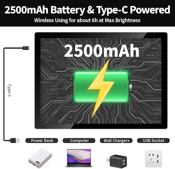 Rechargeable A4 Light Box for tracing with Padded case,Magnetic Light pad Built-in 2500mAH Battery,5 Levels of Brightness Light Table,Portable Light Board for Diamond Painting Drawing,Sketching,X-ray