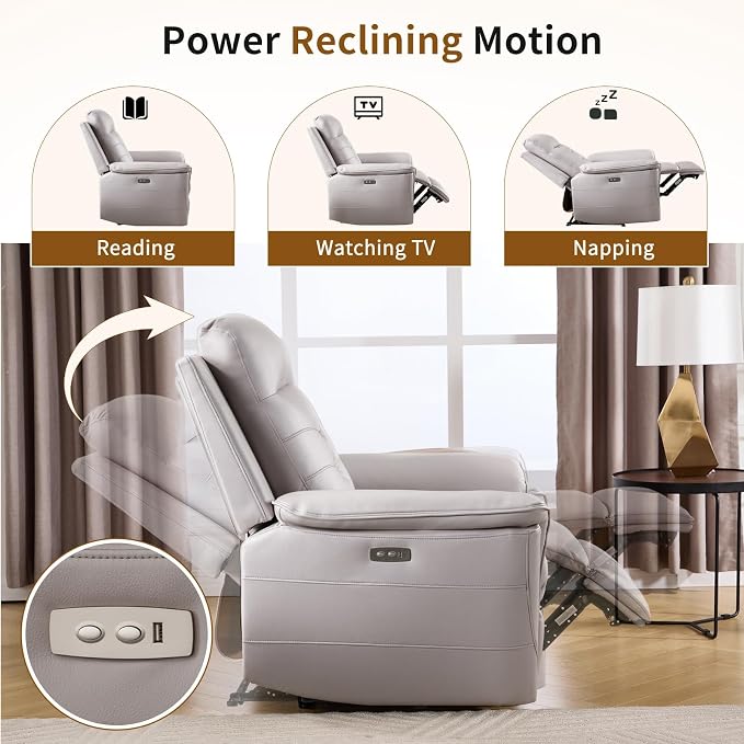 ANJ Power Reclining Loveseat Sofa - Image 3