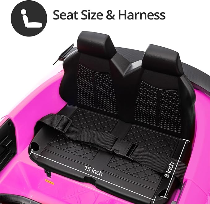 Licensed Audi TTRS Electric Kids Car, 12V Kids Ride-on Toy Car for Toddlers with Remote - Pink