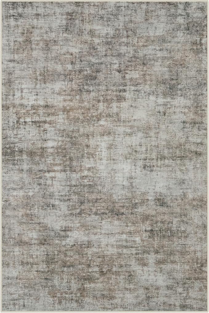 9x12 Area Rugs Washable Rug: Modern Abstract Living Room Rug Soft Anti-Skid - Image 2