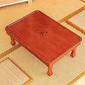 Rectangle Folding Low Coffee Table, Japanese Style Solid Wood Floor Table by RCJCQSR