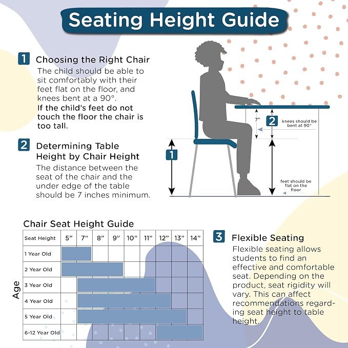 Children’s Factory MyPosture Plus 10" Chair, 2 Pack, Stackable Ergonomic - Image 6