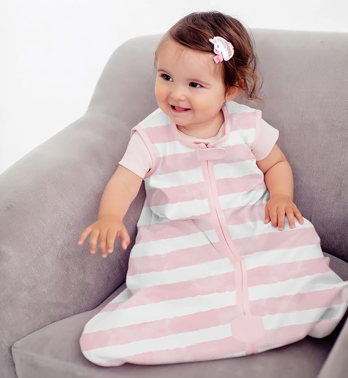 Mama Cheetah Baby Sleep Sack 0.5 TOG, Organic Cotton Baby Wearable Blanket with Two-Way Zipper, Swaddle Transition Baby Sleeping Bag for Newborn Infant Toddler Boy Girl, 18-24 Months