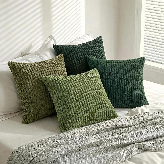 Fancy Homi 4 Packs Decorative Throw Pillow Covers - Image 6