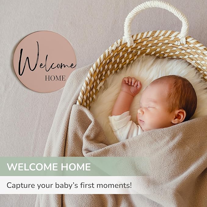 Tiny Trees® Baby Monthly Milestones, Monthly Milestone Signs, Baby Announcement, Baby Age Milestone Keepsakes and Photo Props