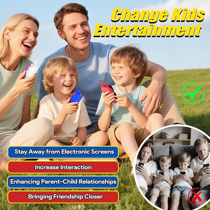 Vvinca Spider Walkie Talkies for Kids Toys Ages 3 4 5 6 7 8 9 10 Boys Girls 2 Pack Superhero Toys Lanyard Long Range Clear Sound Outdoor Game Camping Gear Spy Gadgets & Easter Christmas Birthday Gifts