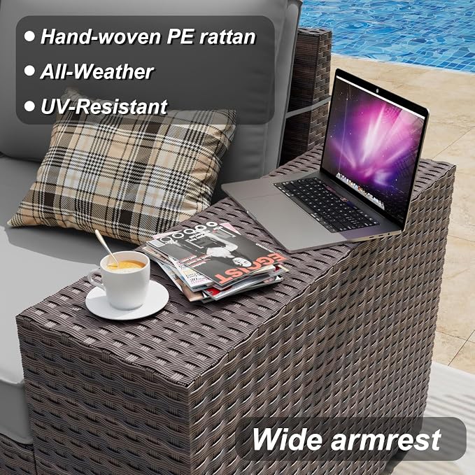 ALAULM 7 Pieces Patio Furniture Set - Image 2