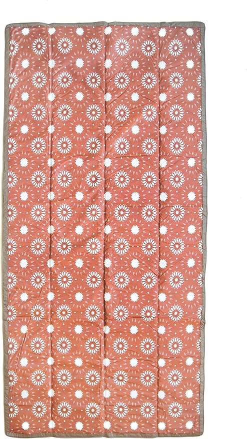 Little Unicorn 5'x10' XL Outdoor Family Picnic & Beach Blanket | Durable & Water-Resistant Fabric | Compact Fold & Easily Wipes Clean | Zipper Pocket (Sun Baked)