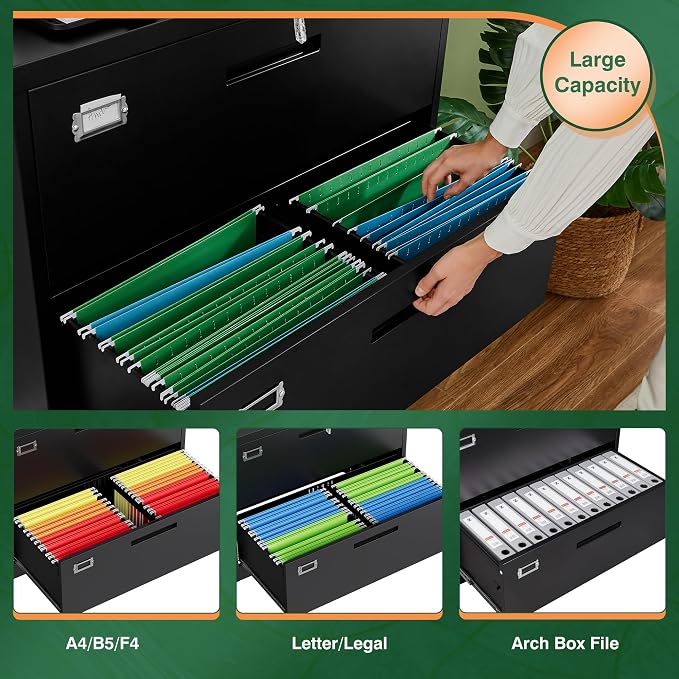 Letaya Metal Lateral File Cabinets - Image 10