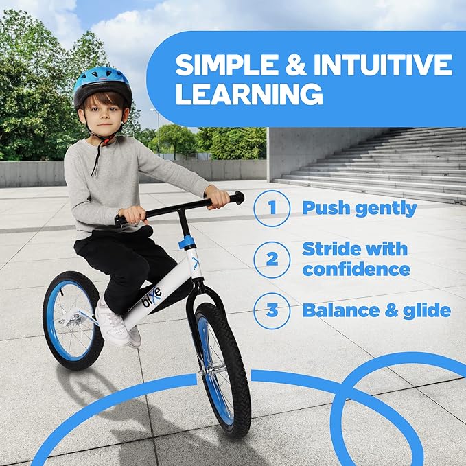 Balance Bike: for Big Kids Aged 4, 5, 6, 7, 8 and 9 Years Old - No Pedal Sport Training Bicycle | 16inch Wheel