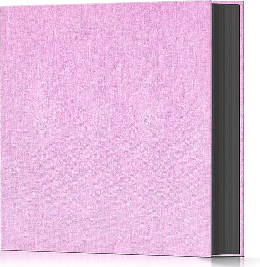 Popotop Photo Album 4x6 600 Pockets for Wedding Gifts,Linen Hardcover Picture Albums for Family Anniversary Baby Vacation Pictures