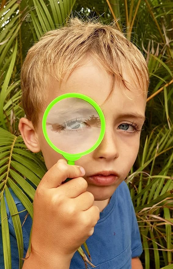 Adventure Kidz Outdoor Exploration Kit, Children’s Binoculars with Case, Flashlight, Compass, Whistle, Magnifying Glass, Backpack. Great Kids Gift Set for Camping, Hiking, STEM and Pretend Play