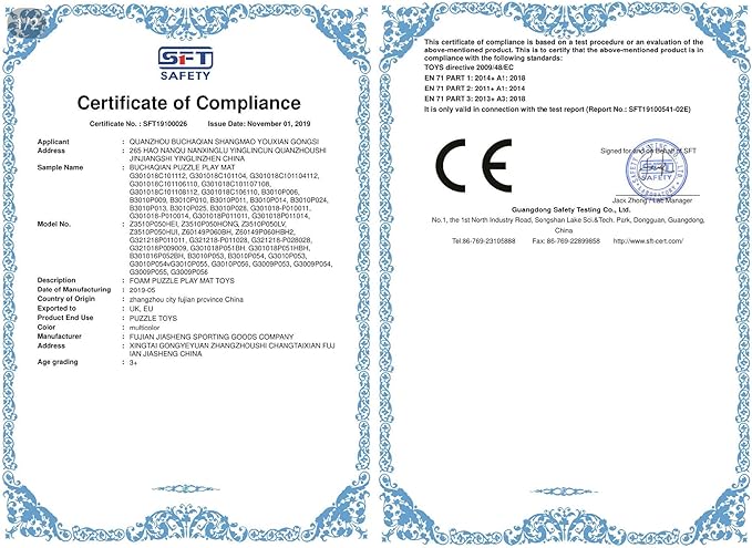 YIMINYUER® 25 Tiles (30cm×30cm×1cm Each Tile) Baby Soft Puzzle Play Mats, Kids Thick EVA Foam Floor, Toddlers & Children's Soft Interlocking Mat R01R07R12G301025