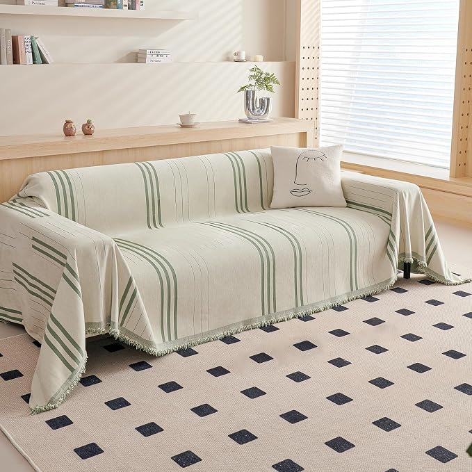 DREAMINGO Couch Cover Washable Chenille Sofa Protector by DREAMINGO