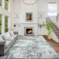 6x9 Area Rugs Washable Rug: Large Modern Abstract Living Room Rug Soft by GENTDRIZZ