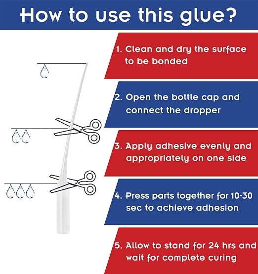 LOOCTOT Black Rubber Glue, Super Instant Glue Bonding Between Rubbers, Rubber - Image 4