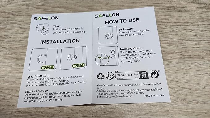 SAFELON 4 PCS Baby Safety Automatic Door Stopper, Automatic Door Finger Guards for Kids, Automatic Anti-Pinch Door Stopper, No Drilling& Tools, Easy to Install and Use