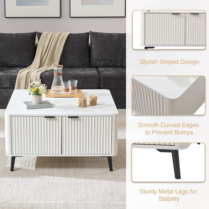 Fatmok Large Lift Top Coffee Table - Image 7