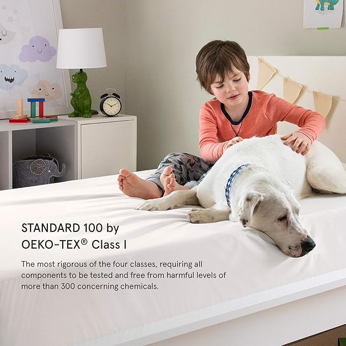 Tuft & Needle Cal King Mattress Protector - Waterproof, Liquid-Proof, Sleeps Quiet, Fitted Sheet Style, Soft and Comfortable, White
