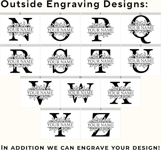 Personalized Initial Storage Box - Custom Engraved Wedding Memory Box for Keepsakes, Decorative Storage Chest, Rustic Memorabilia Box for Valentines Day, Monogrammed Wedding Gifts, 11x8x4.75 in