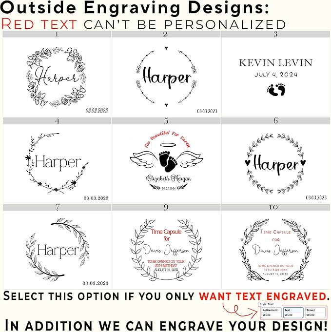 Time Capsule Box 1st Birthday - First Birthday Keepsake Gifts for Babies, Custom First Memory Time Capsule Box with Hinged Lid, Personalized Gift for New Parents, Acacia Wood Storage, 11.5x8.5x5.5 in