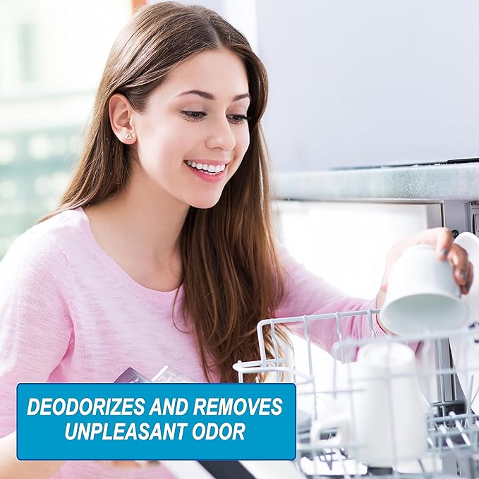 Air Jungles Dishwasher Cleaner Tablets 24 Count, Fragrance Free, Deep Cleaning Descaler Pods, Clean Dishwasher Machine, Remove Limescale, Hard Water, Calcium, Odor, 12 Month Supply