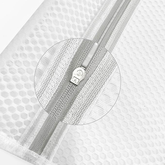 Lingerie Bags for Washing Delicates, Mesh Laundry Bags for Washing Machine. 2Pcs(20" x 24").