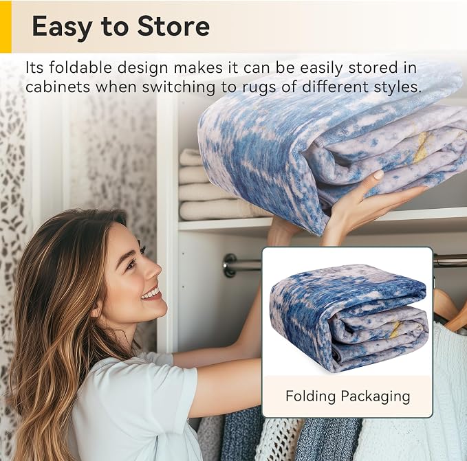 RELEANY Washable Area Rugs 2x7 Non-Slip Modern Abstract Soft - Image 7