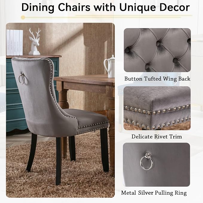 Henf 9 Pieces Extendable Dining Table Set - Image 7