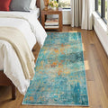 RELEANY Washable Area Rugs 2'x6' Non-Slip Modern Abstract Soft by RELEANY