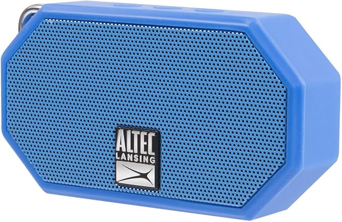 Altec Lansing Mini H2O - Waterproof Bluetooth Speaker, IP67 Certified & Floats in Water, Compact & Portable Speaker for Hiking, Camping, Pool, and Beach