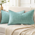 decorUhome Summer Couch Throw Pillow Covers 12x20 Set of 2, Decorative Soft by decorUhome