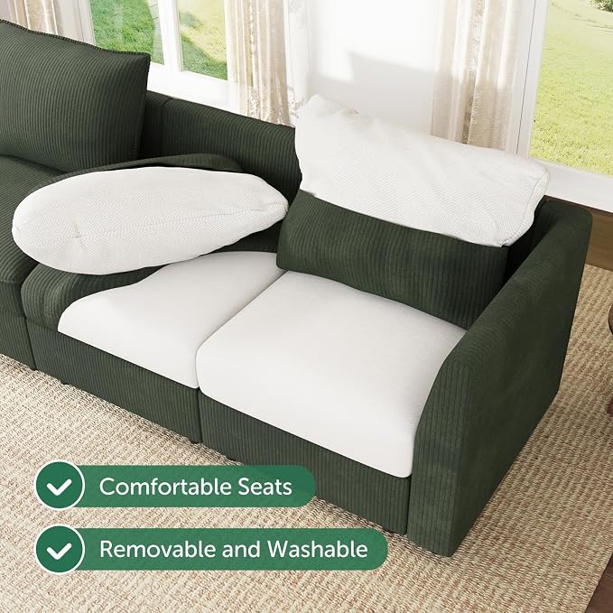 HONBAY Modular Sofa Sectional Sleeper Couch - Image 6