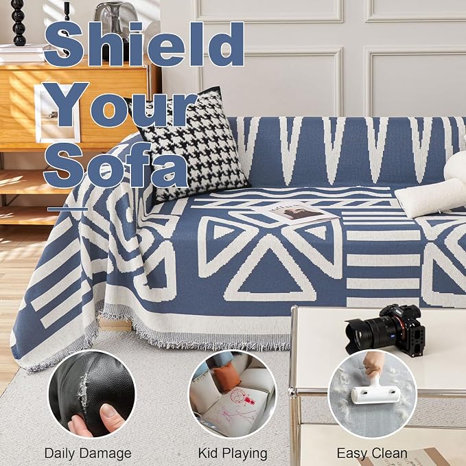 VClife Bohemian Sofa Cover for Dog, Extra Large Sofa Cover for Oversized Couch - Image 5
